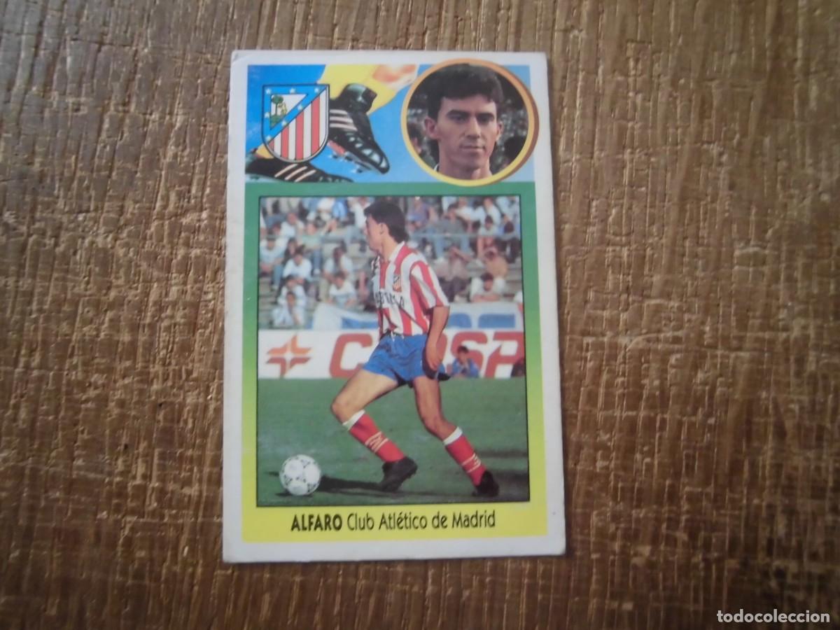 Cromos de F&uacute;tbol: ALFARO BAJA ATL&Eacute;TICO DE MADRID LIGA 93-94 EDICIONES ESTE CROMO CART&Oacute;N RECUPERADO