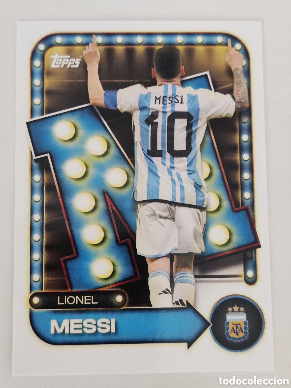 Cromos de F&uacute;tbol: Messi Topps collector tin Argentina