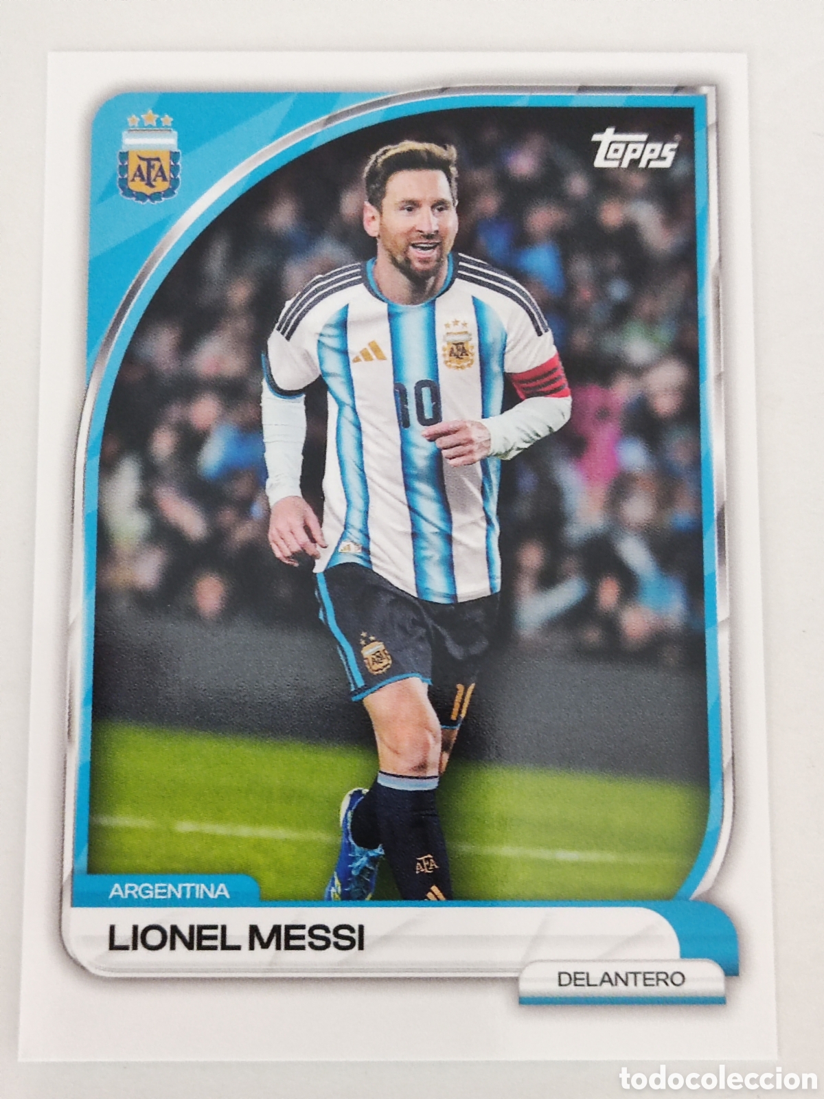 Cromos de F&uacute;tbol: Lionel Messi Topps collector tin Argentina