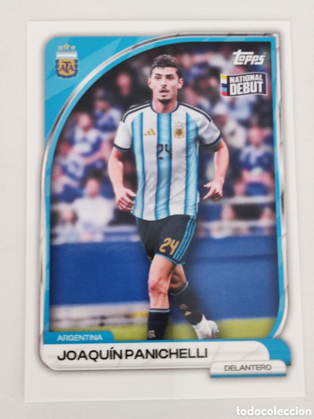 Cromos de F&uacute;tbol: Joaqu&iacute;n Panichelli National Debut Topps collector tin Argentina
