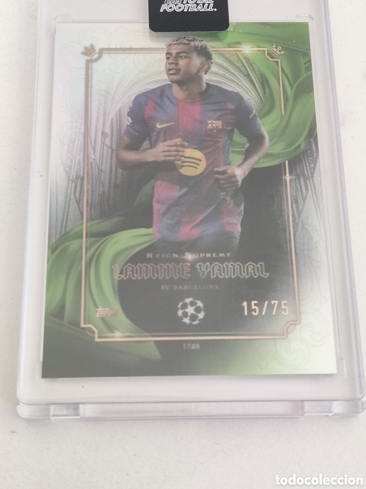 Cartes &agrave; collectionner de Football: Lamine Yamal Reign Supreme/75 Topps Total