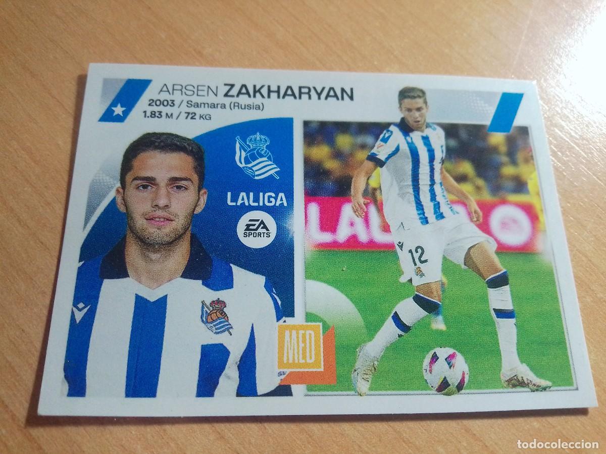 Cromos de F&uacute;tbol: ZAKHARIAN FICHAJE 44 DE LA REAL SOCIEDAD 23 24 LIGA ESTE 2023 2024 PANINI SIN PEGAR