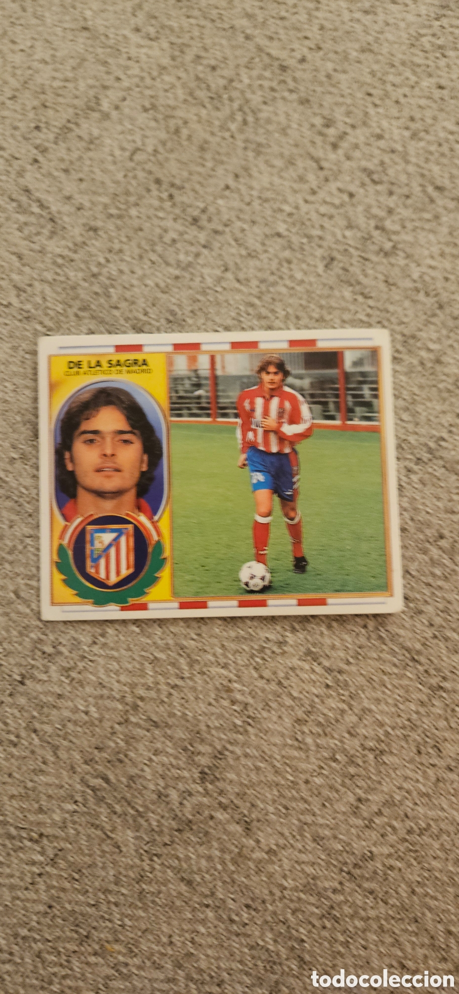 Figurine di Calcio: De la sagra baja atl&eacute;tico de Madrid este 1996 1997 96 97 sin pegar