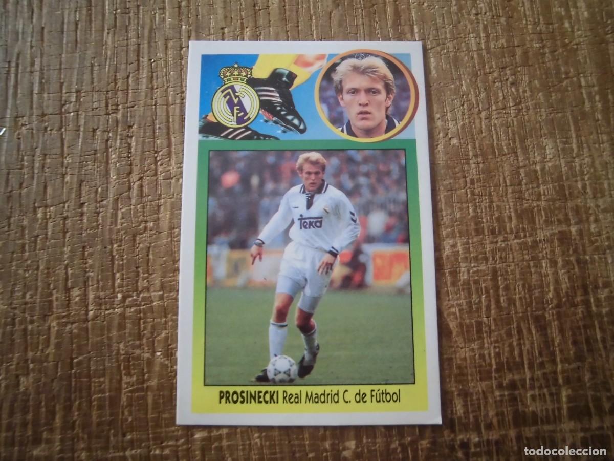 Cartes &agrave; collectionner de Football: PROSINECKI REAL MADRID LIGA 93-94 EDICIONES ESTE CROMO CART&Oacute;N RECUPERADO