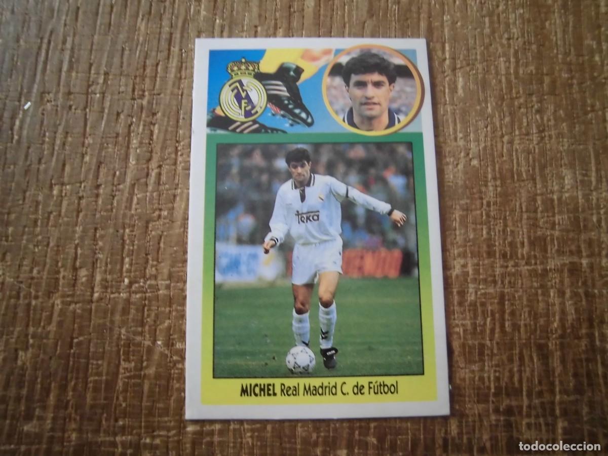 Cromos de F&uacute;tbol: M&Iacute;CHEL REAL MADRID LIGA 93-94 EDICIONES ESTE CROMO CART&Oacute;N RECUPERADO