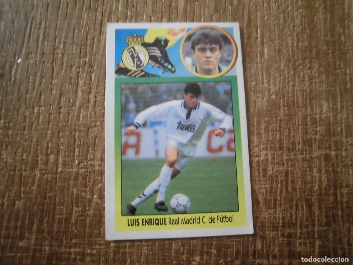 Cromos de F&uacute;tbol: LUIS ENRIQUE REAL MADRID LIGA 93-94 EDICIONES ESTE CROMO CART&Oacute;N RECUPERADO