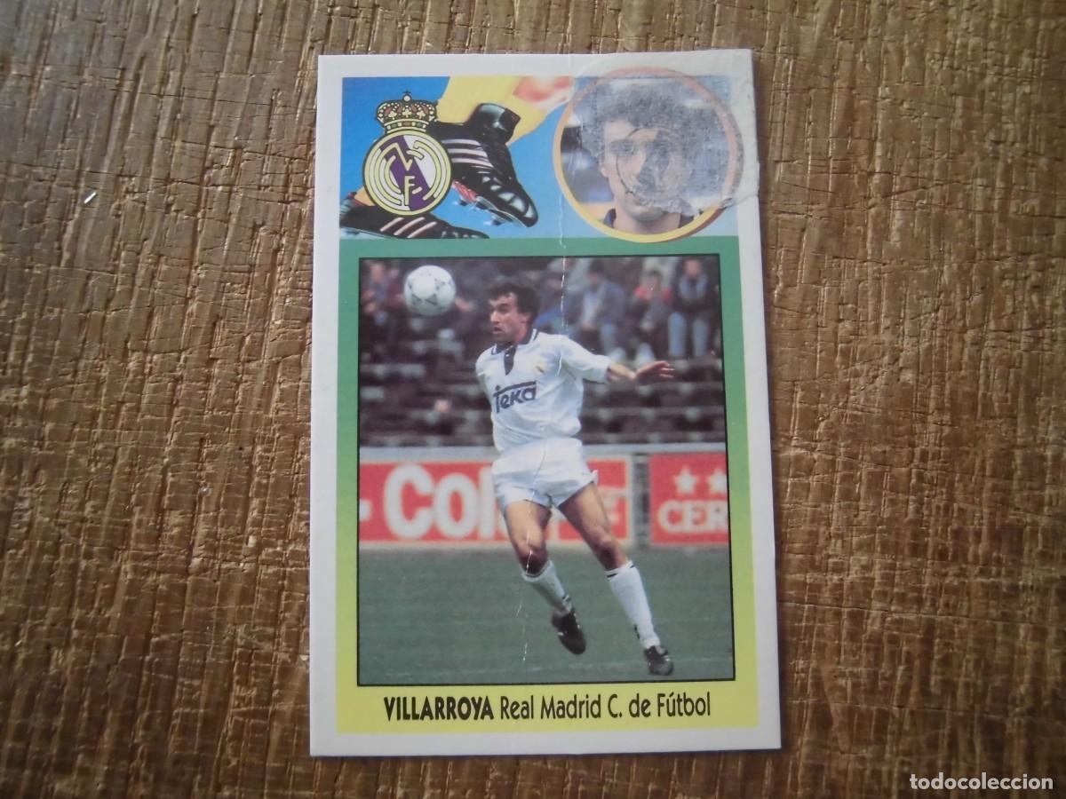 Cromos de F&uacute;tbol: VILLARROYA REAL MADRID LIGA 93-94 EDICIONES ESTE CROMO CART&Oacute;N RECUPERADO