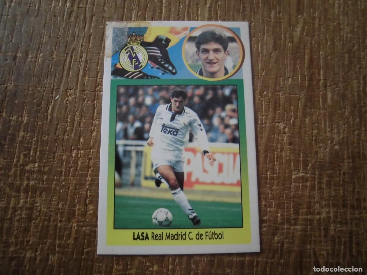 Cromos de F&uacute;tbol: LASA REAL MADRID LIGA 93-94 EDICIONES ESTE CROMO CART&Oacute;N RECUPERADO