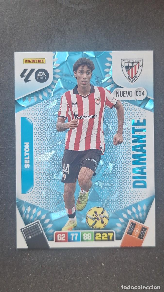 Cromos de F&uacute;tbol: L3 SELTON ATHLETIC CLUB DE BILBAO 504 NUEVO DIAMANTE ADRENALYN XL LIGA 2025/2026 25 26 PANINI