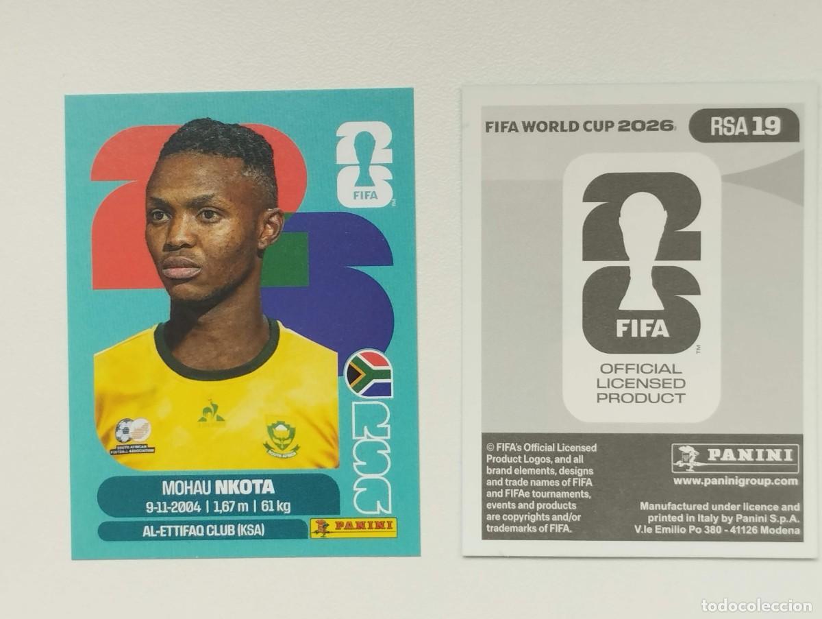 Cartes &agrave; collectionner de Football: CROMO STICKER WORLD CUP 2026 MUNDIAL 26 PANINI SUDAFRICA RSA19 RSA 19 NKOTA