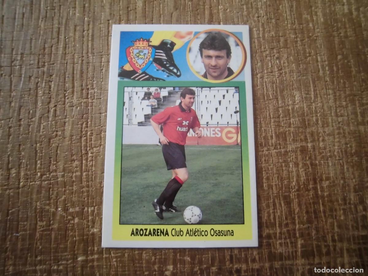 Cromos de Futebol: AROZARENA OSASUNA LIGA 93-94 EDICIONES ESTE CROMO CART&Oacute;N RECUPERADO