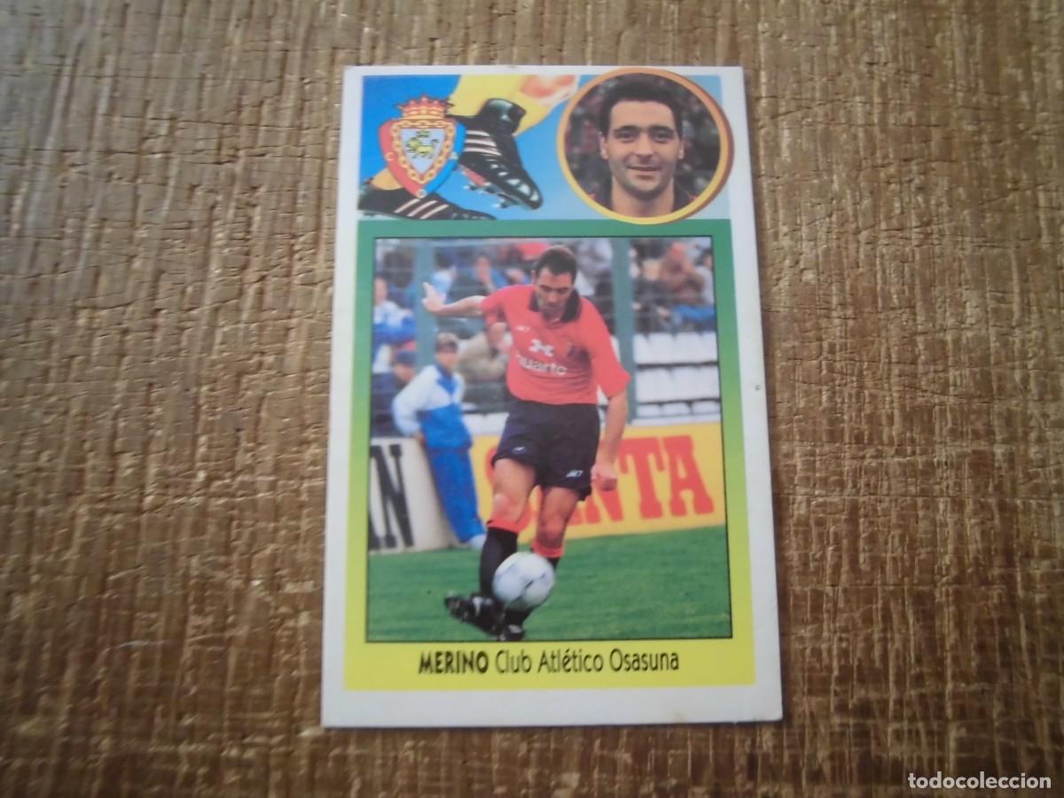 Cromos de Futebol: MERINO OSASUNA LIGA 93-94 EDICIONES ESTE CROMO CART&Oacute;N RECUPERADO