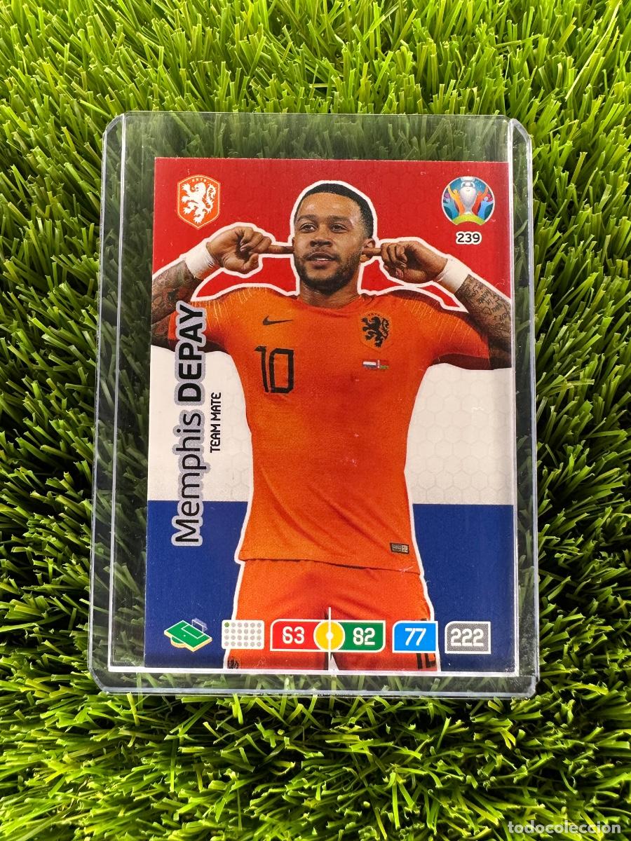 Cromos de F&uacute;tbol: N&ordm; 239 Memphis Depay Pa&iacute;ses Bajos Adrenalyn XL Euro 2020 Preview