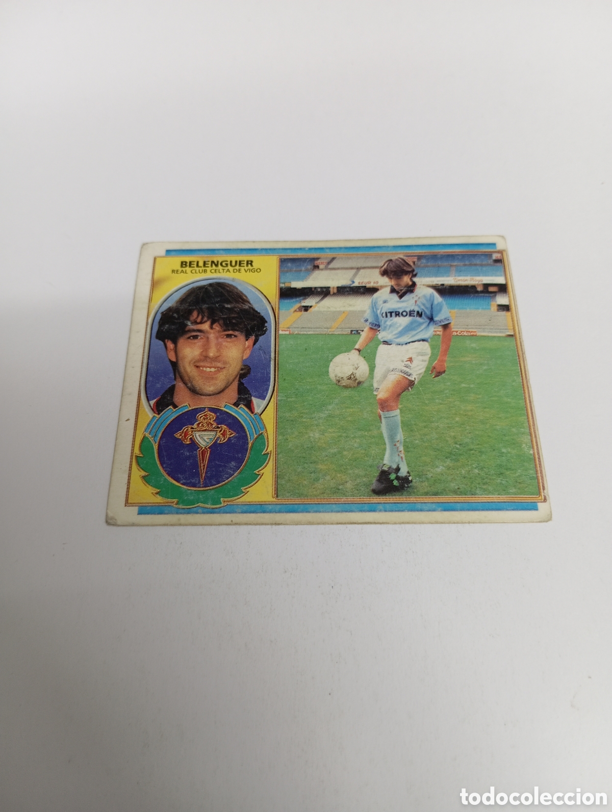 Cromos de F&uacute;tbol: FICHAJE 2 BELENGUER Liga Este 1996 1997 PANINI 96 97