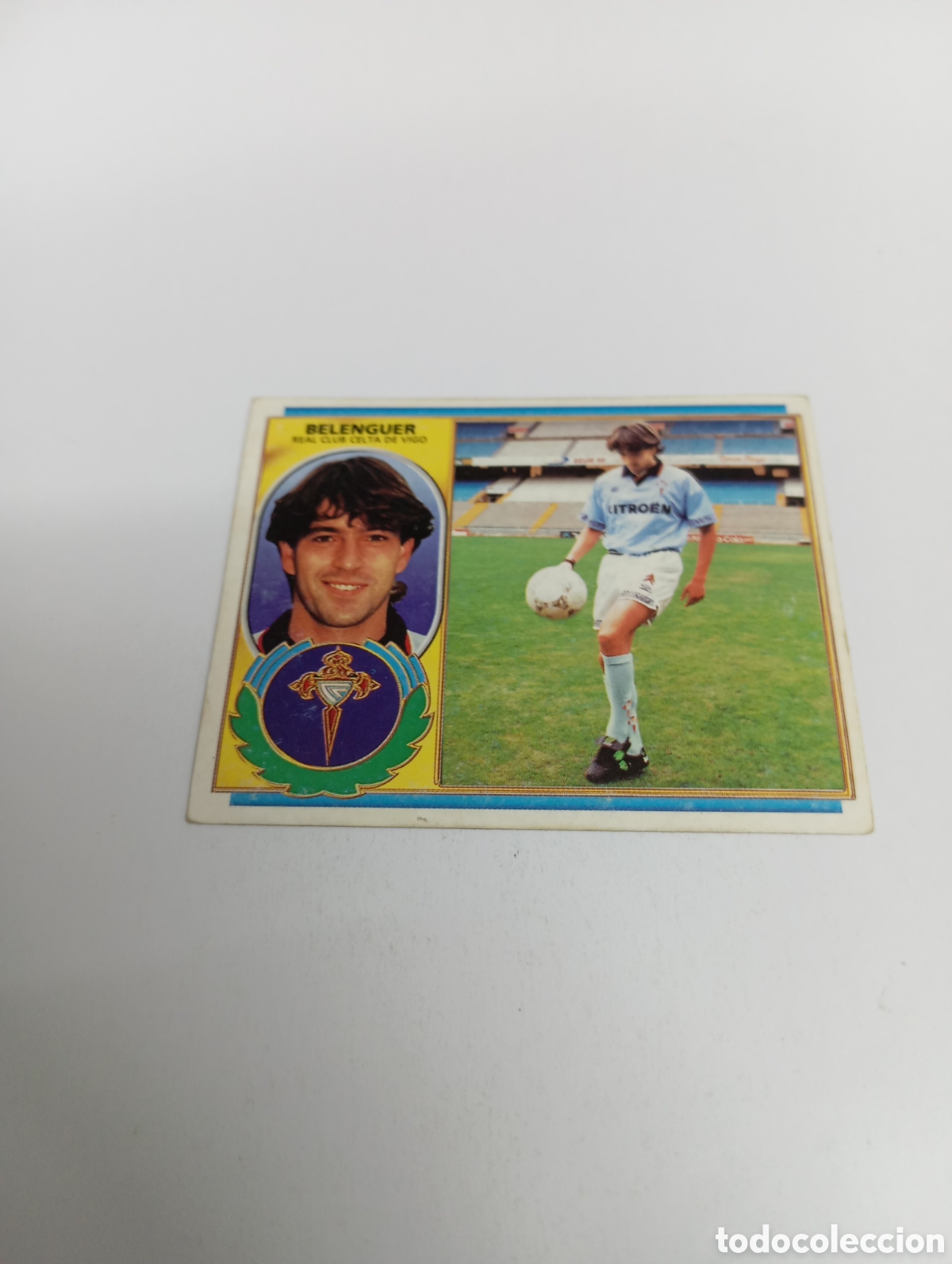 Cromos de F&uacute;tbol: FICHAJE 2 BELENGUER Liga Este 1996 1997 PANINI 96 97