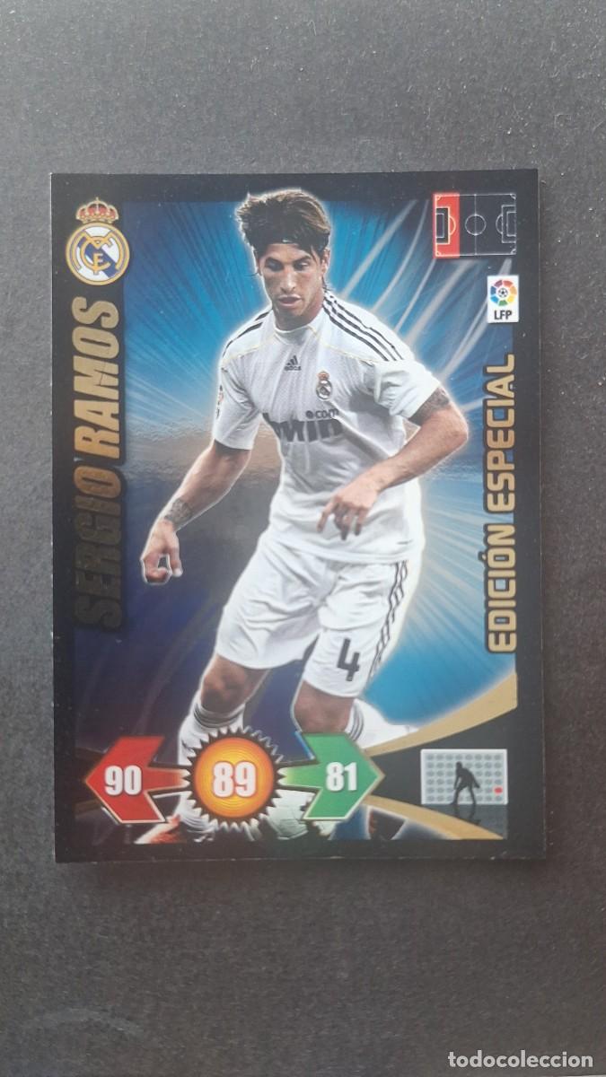 Cromos de F&uacute;tbol: L3 SERGIO RAMOS REAL MADRID EDICION ESPECIAL ADRENALYN XL LIGA 2009 2010 09 10 PANINI