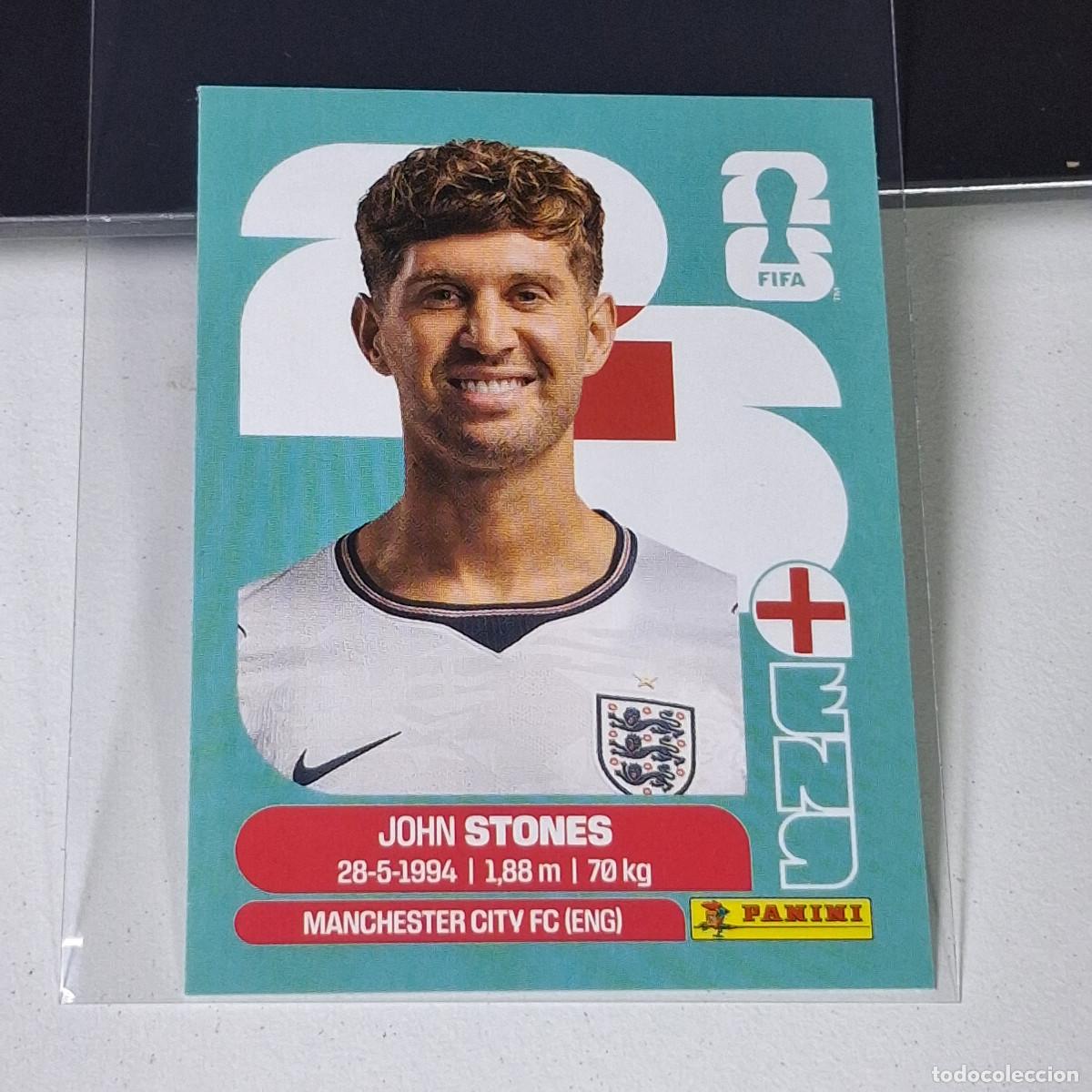 Cromos de F&uacute;tbol: A37 ENG3 JOHN STONES 3 INGLATERRA ENGLAND ENG MUNDIAL FIFA WORLD CUP 2026 STICKER PANINI