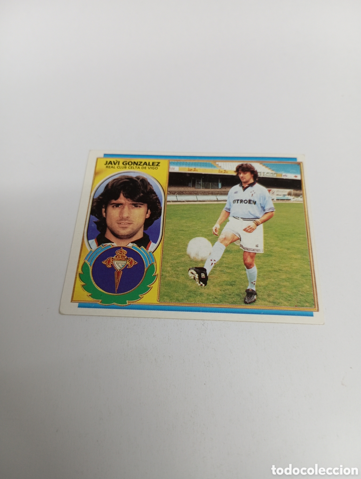 Cromos de F&uacute;tbol: FICHAJE 3 JAVI GONZ&Aacute;LEZ Liga Este 1996 1997 PANINI 96 97