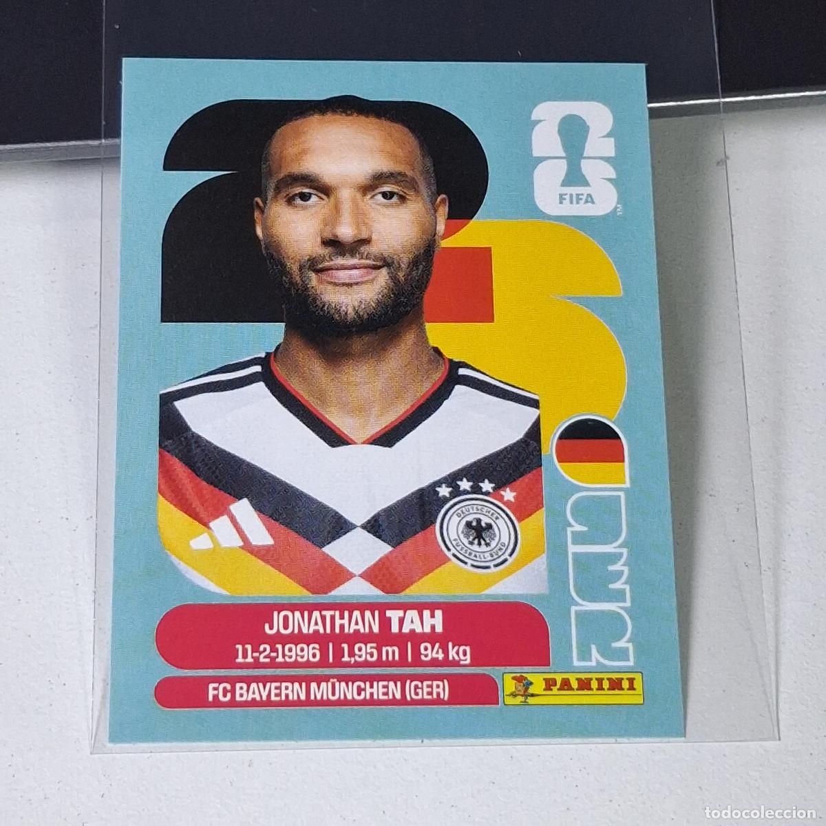 Cromos de F&uacute;tbol: A37 GER3 JONATHAN TAH 3 ALEMANIA GERMANY GER MUNDIAL FIFA WORLD CUP 2026 STICKER PANINI