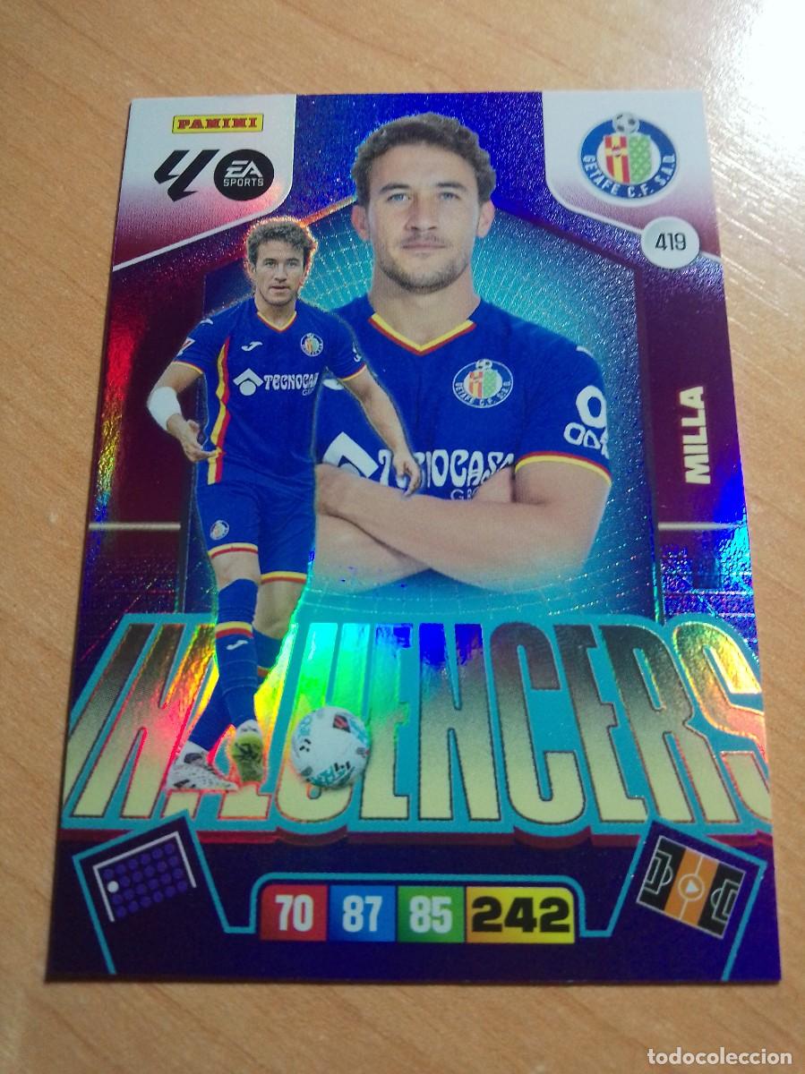 Cromos de F&uacute;tbol: 419 MILLA INFLUENCERS DEL GETAFE 25 26 ADRENALYN XL 2025 2026 NUEVO DE SOBRE