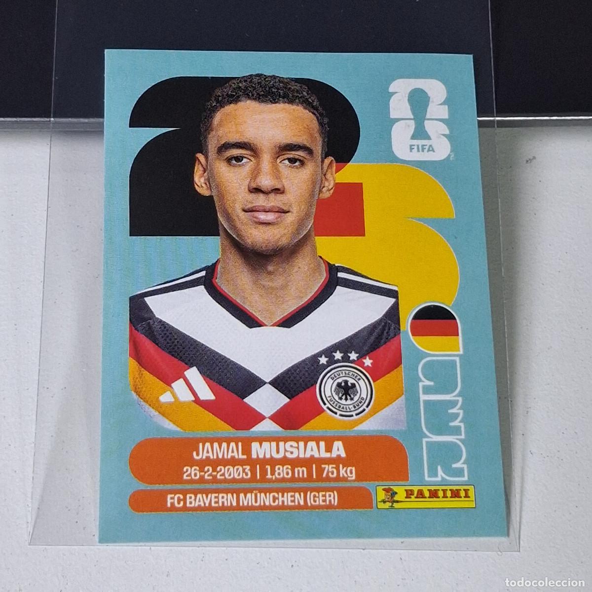 Cartes &agrave; collectionner de Football: A37 GER15 JAMAL MUSIALA 15 ALEMANIA GERMANY GER MUNDIAL FIFA WORLD CUP 2026 STICKER PANINI