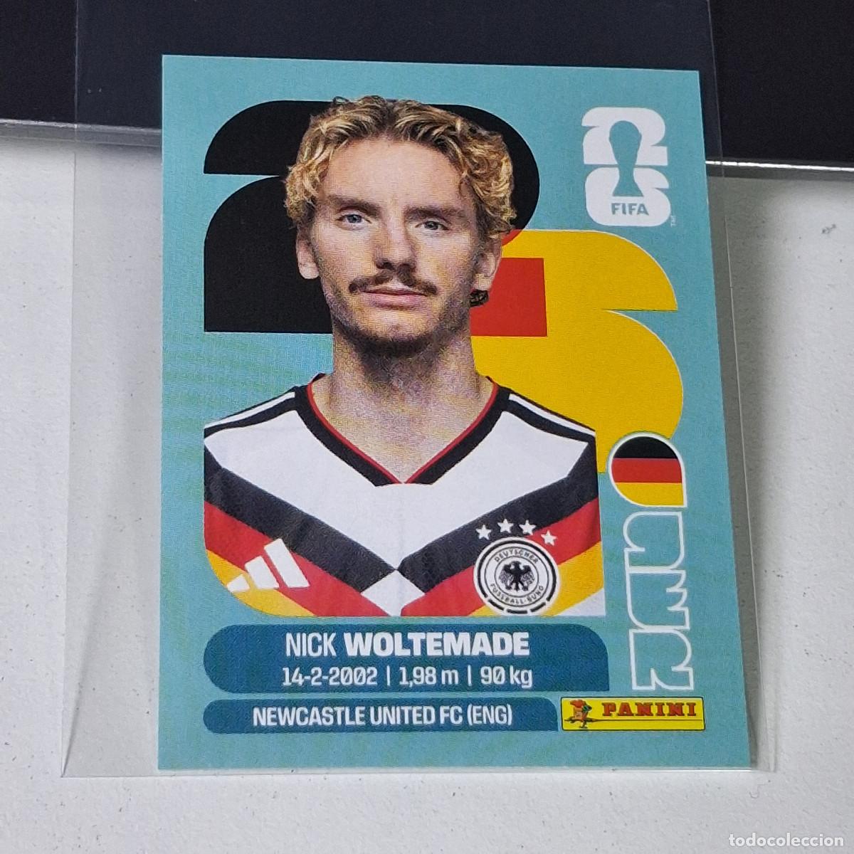 Cartes &agrave; collectionner de Football: A37 GER20 NICK WOLTEMADE 20 ALEMANIA GERMANY GER MUNDIAL FIFA WORLD CUP 2026 STICKER PANINI