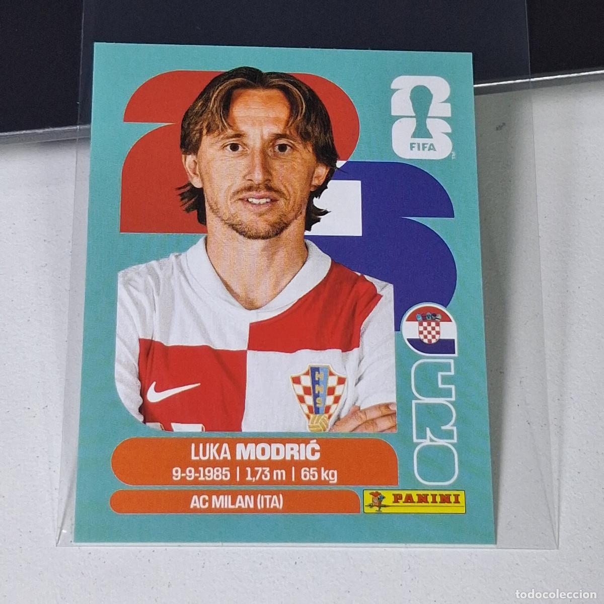 Cartes &agrave; collectionner de Football: A37 CRO9 CRO 9 LUKA MODRIĆ CROATIA CROACIA CRO MUNDIAL FIFA WORLD CUP 2026 STICKER PANINI