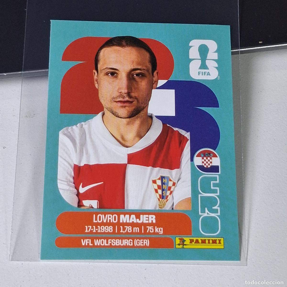 Cartes &agrave; collectionner de Football: A37 CRO12 LOVRO MAJER 12 CROATIA CROACIA CRO MUNDIAL FIFA WORLD CUP 2026 STICKER PANINI