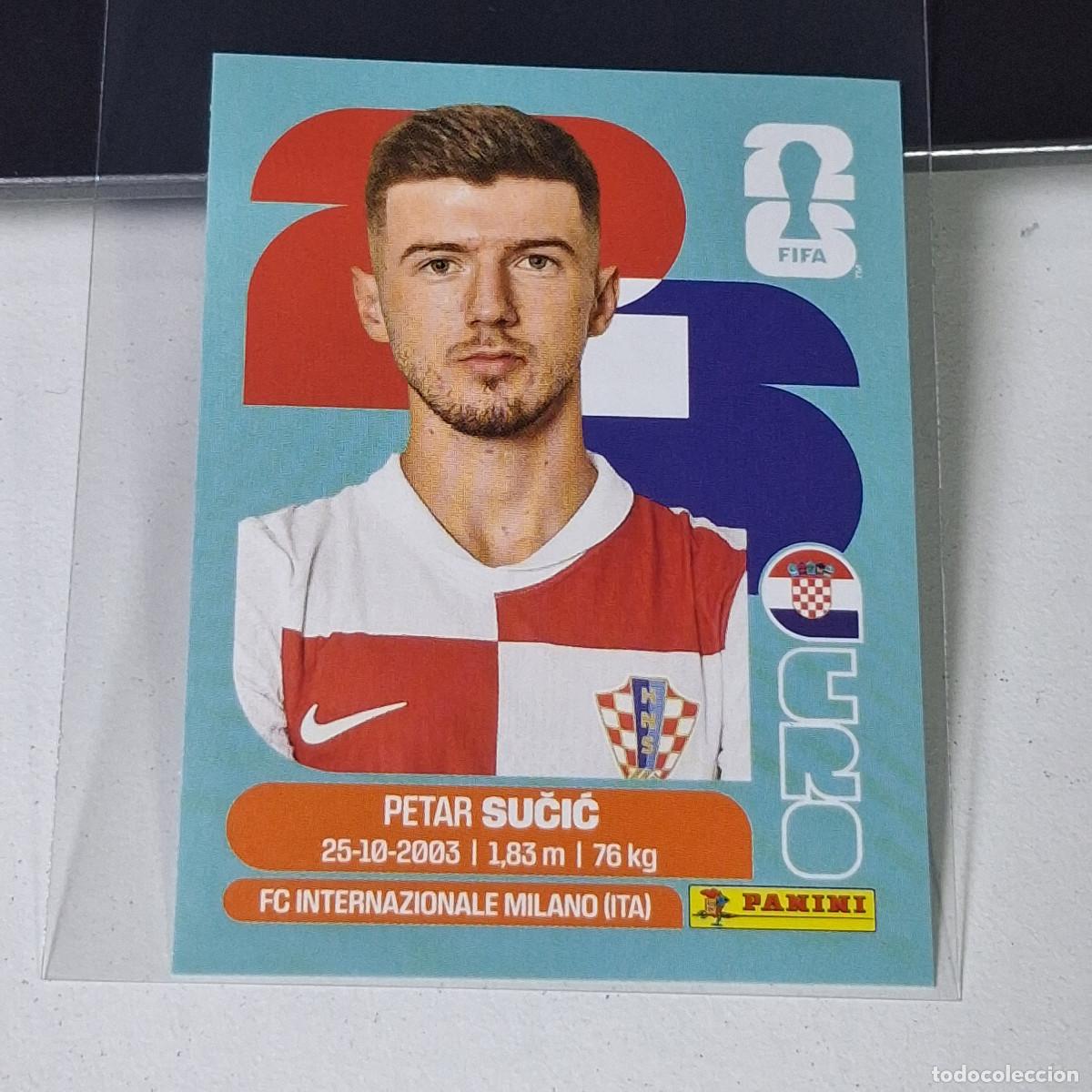 Football Stickers: A37 CRO15 PETAR SUČIĆ 15 CROATIA CROACIA CRO MUNDIAL FIFA WORLD CUP 2026 STICKER PANINI