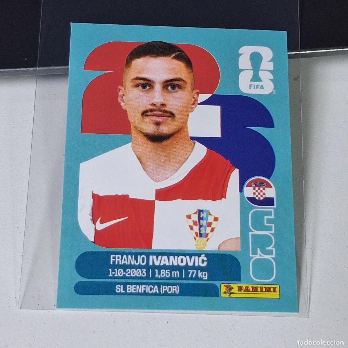 Cromos de F&uacute;tbol: A37 CRO20 FRANJO IVANOVIĆ 20 CROATIA CROACIA CRO MUNDIAL FIFA WORLD CUP 2026 STICKER PANINI