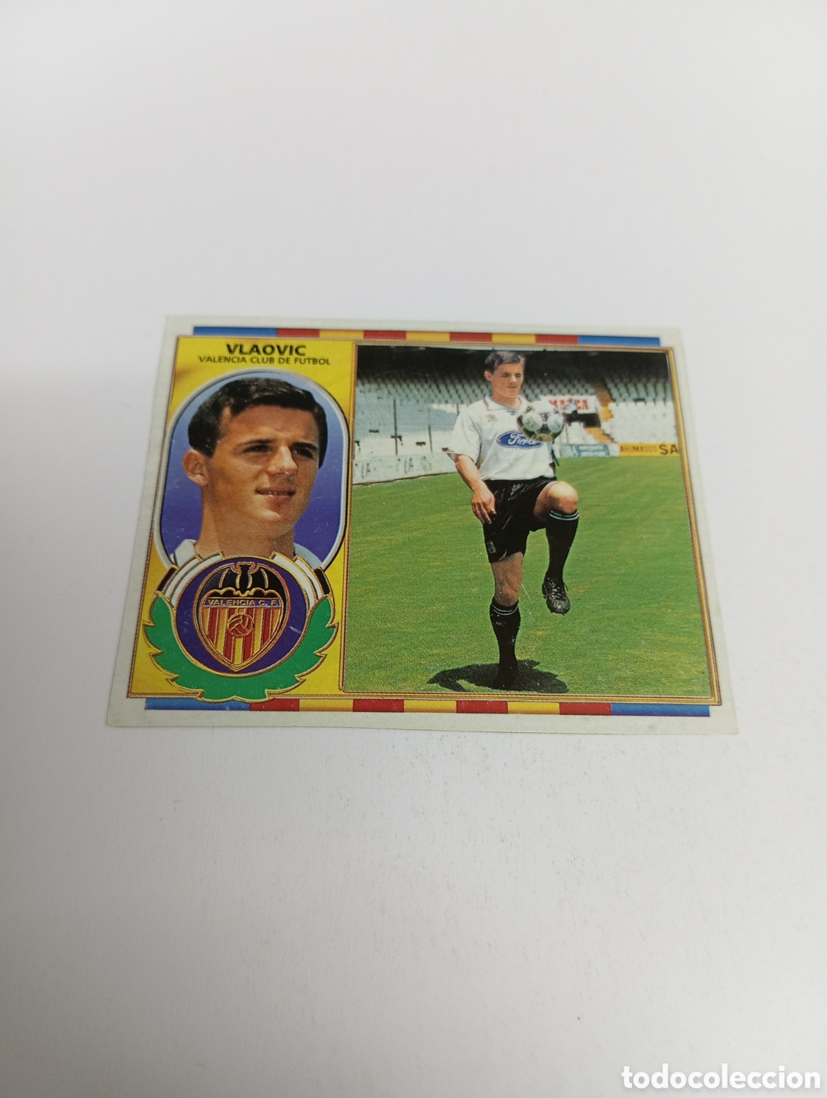 Cromos de F&uacute;tbol: FICHAJE 11 VLAOVIC Liga Este 1996 1997 PANINI 96 97
