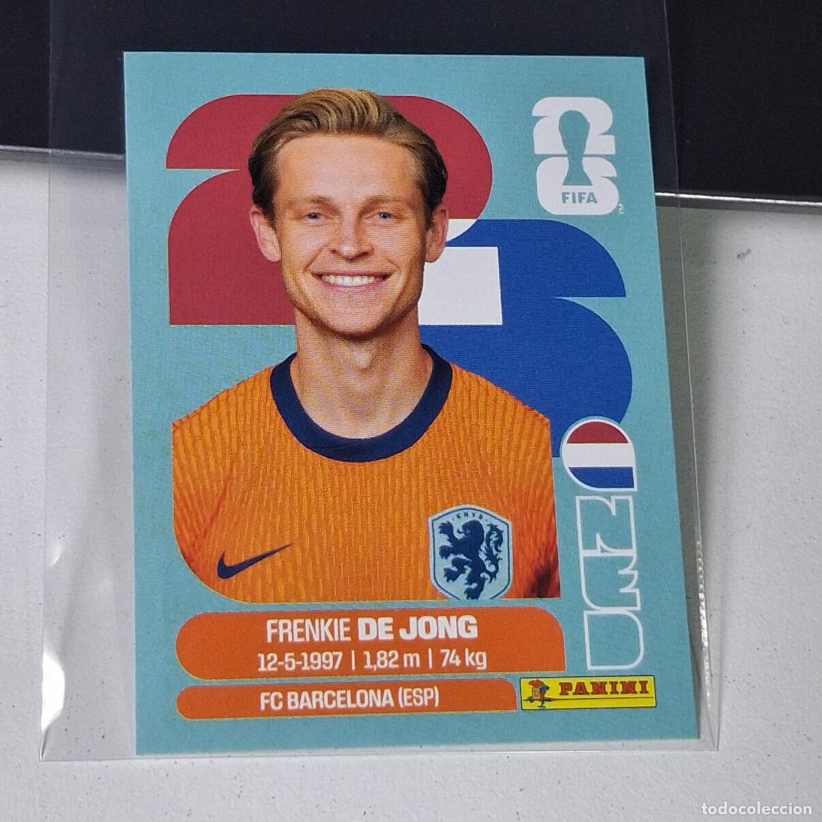 Cartes &agrave; collectionner de Football: A37 NED14 FRENKIE DE JONG 14 PA&Iacute;SES BAJOS HOLANDA NED MUNDIAL FIFA WORLD CUP 2026 STICKER PANINI