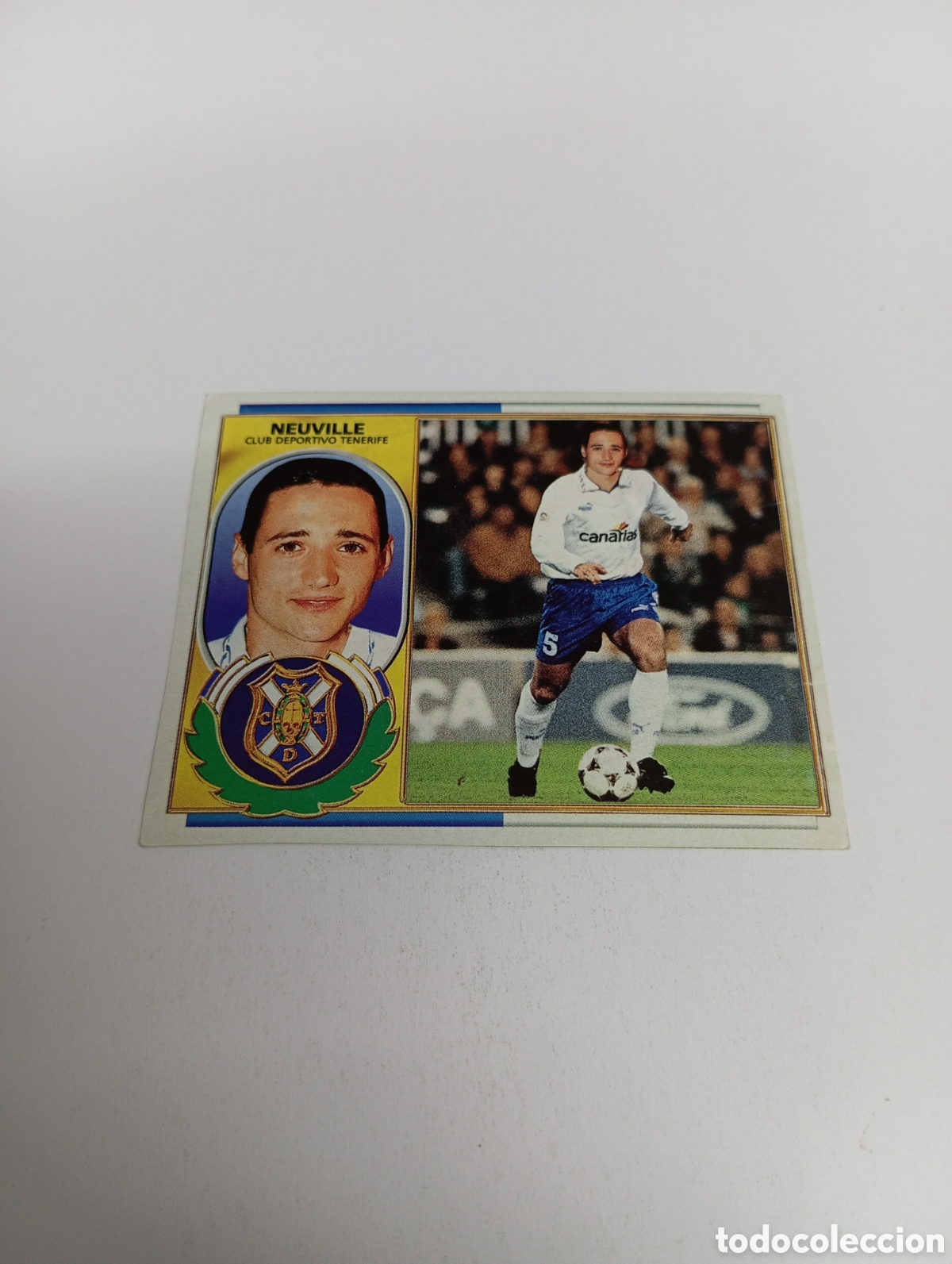 Cromos de F&uacute;tbol: FICHAJE 12 NEUVILLE Liga Este 1996 1997 PANINI Recuperado 96 97