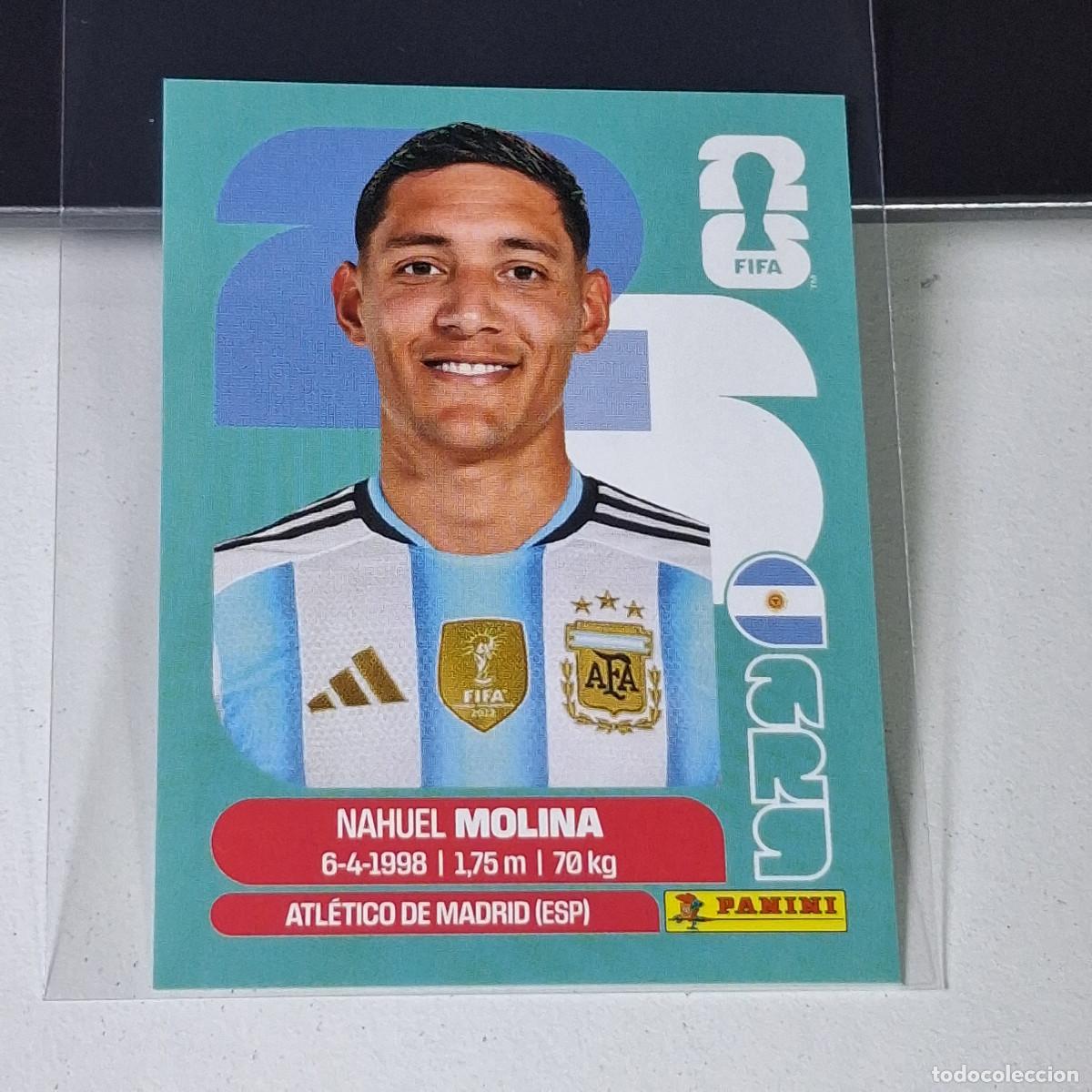 Cromos de F&uacute;tbol: A37 ARG3 NAHUEL MOLINA 3 ARGENTINA ARG MUNDIAL FIFA WORLD CUP 2026 STICKER PANINI