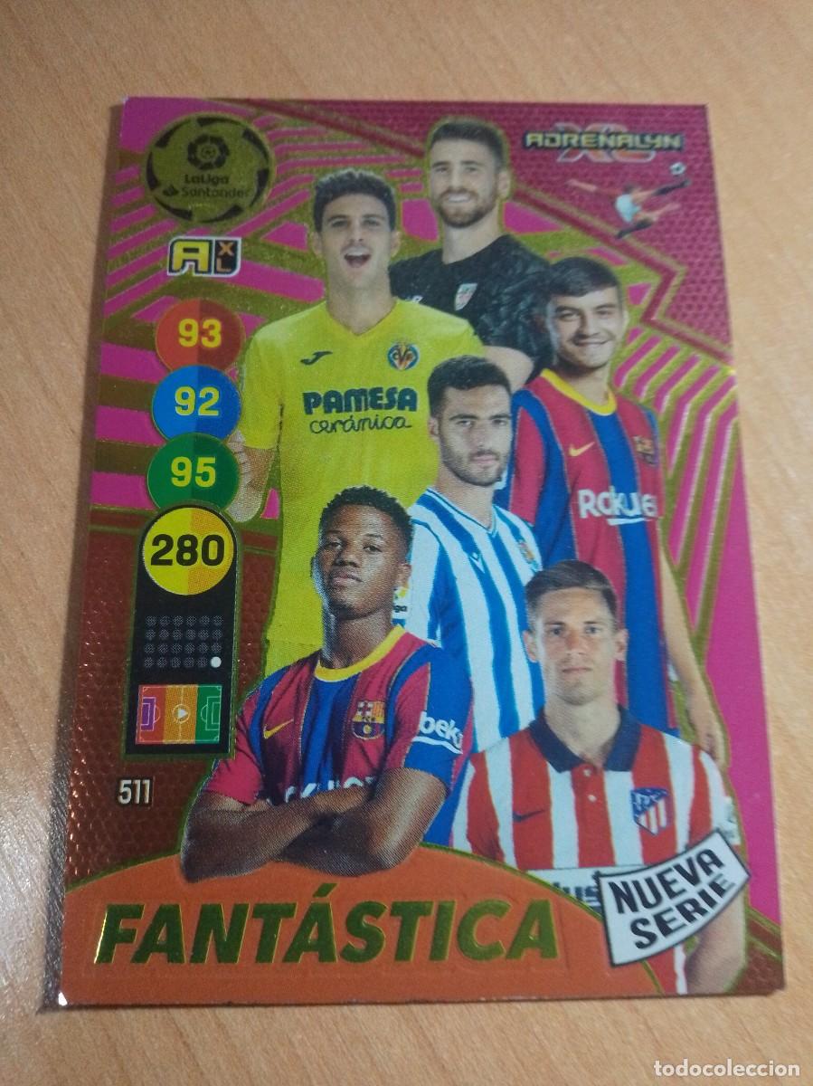 Cromos de F&uacute;tbol: 511 CARD FANT&Aacute;STICA NUEVA SERIE 20 21 ADRENALYN XL 2020 2021