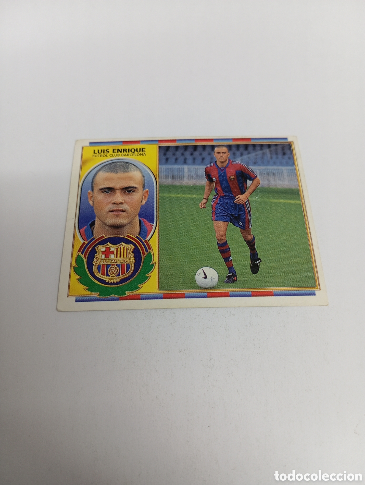 Cromos de F&uacute;tbol: FICHAJE 15 LUIS ENRIQUE Liga Este 1996 1997 PANINI 96 97