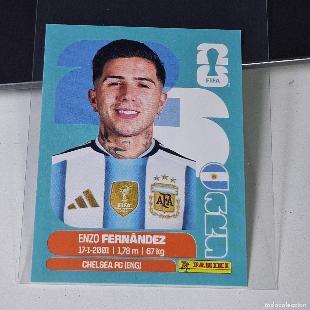 Cromos de F&uacute;tbol: A37 ARG8 ENZO FERN&Aacute;NDEZ 8 ARGENTINA ARG MUNDIAL FIFA WORLD CUP 2026 STICKER PANINI