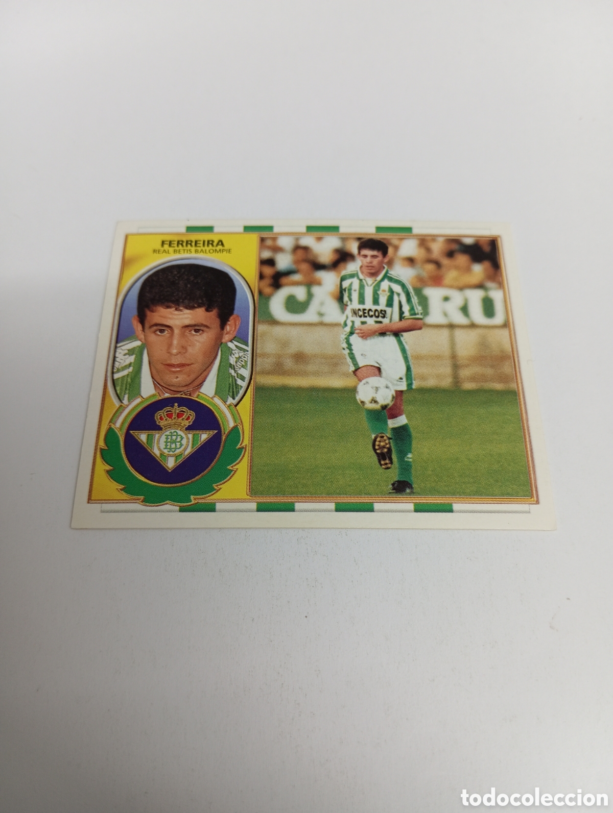 Cromos de F&uacute;tbol: FICHAJE 16 FERREIRA Betis Liga Este 1996 1997 PANINI 96 97