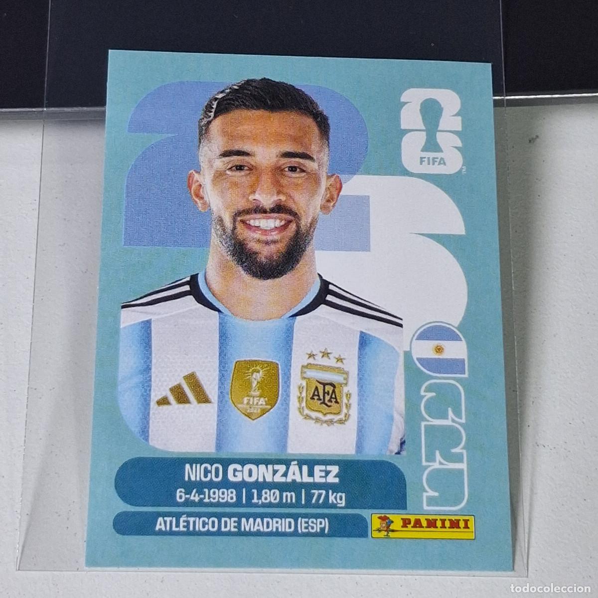 Cromos de F&uacute;tbol: A37 ARG16 NICO GONZ&Aacute;LEZ 16 ARGENTINA ARG MUNDIAL FIFA WORLD CUP 2026 STICKER PANINI