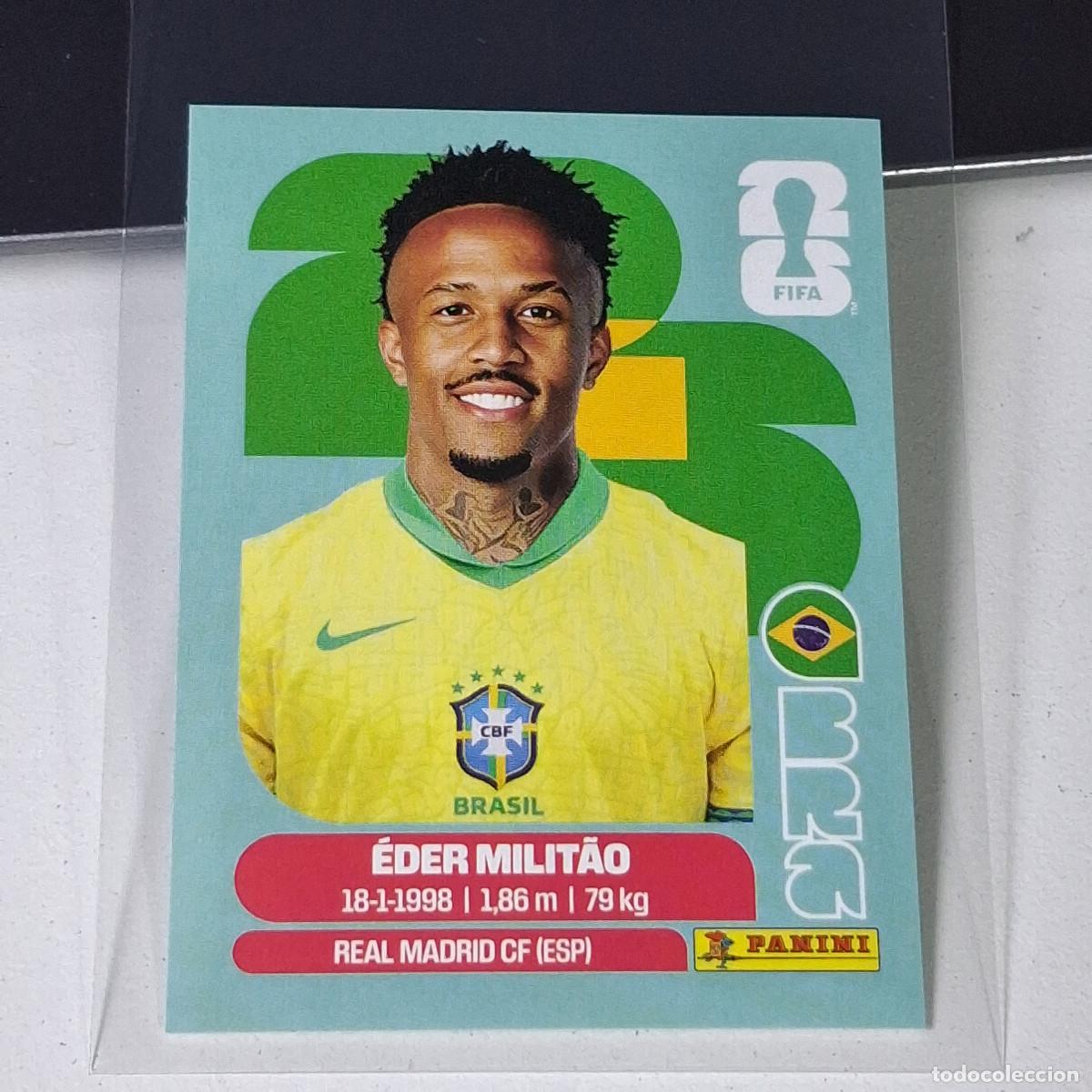 Cromos de F&uacute;tbol: A37 BRA5 &Eacute;DER MILIT&Atilde;O 5 BRAZIL BRASIL BRA MUNDIAL FIFA WORLD CUP 2026 STICKER PANINI