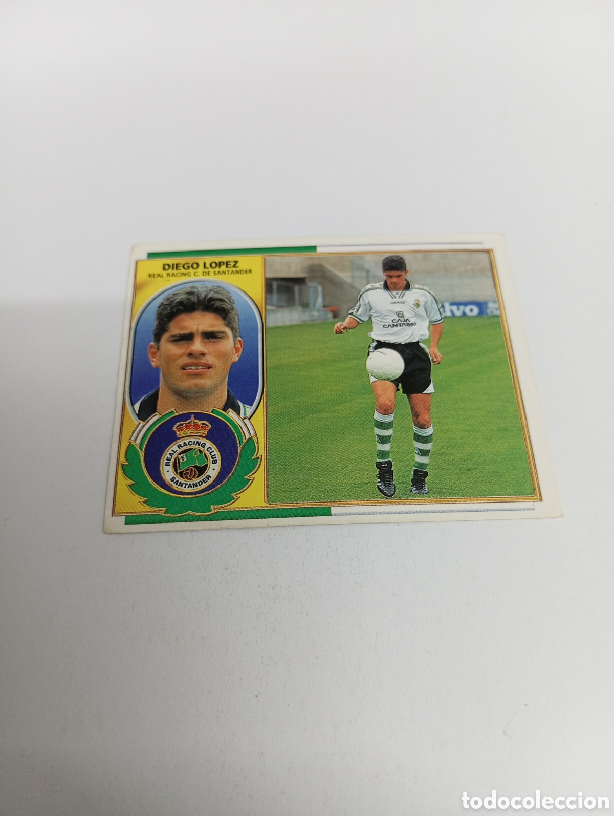 Cromos de F&uacute;tbol: FICHAJE 34 DIEGO L&Oacute;PEZ Liga Este 1996 1997 PANINI 96 97
