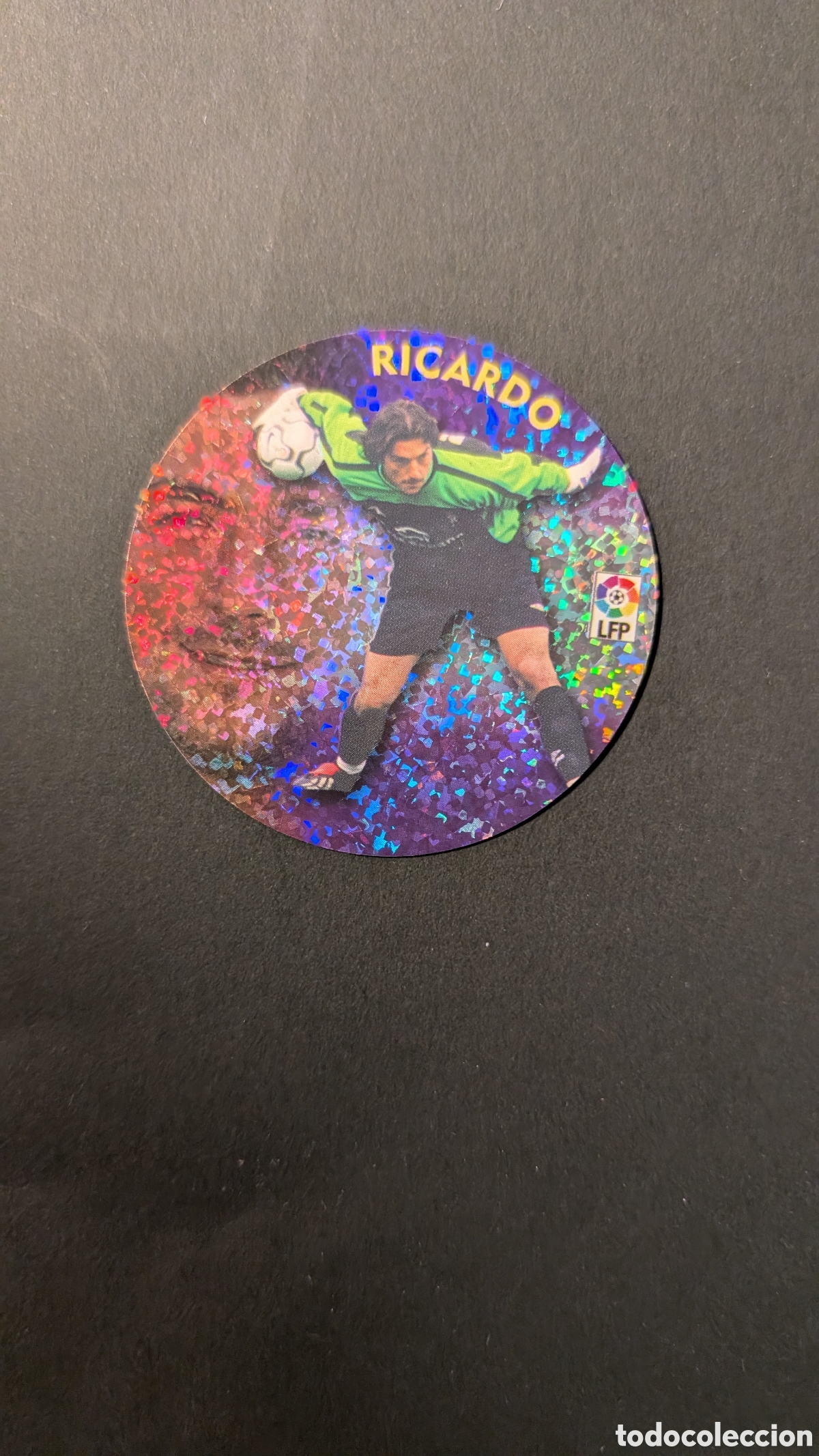 Fu&szlig;ball-Sticker: RICARDO VALLADOLID NUTELLA LIGA ESTE 2002/03 02 03 NUNCA PEGADO SIN PEGAR