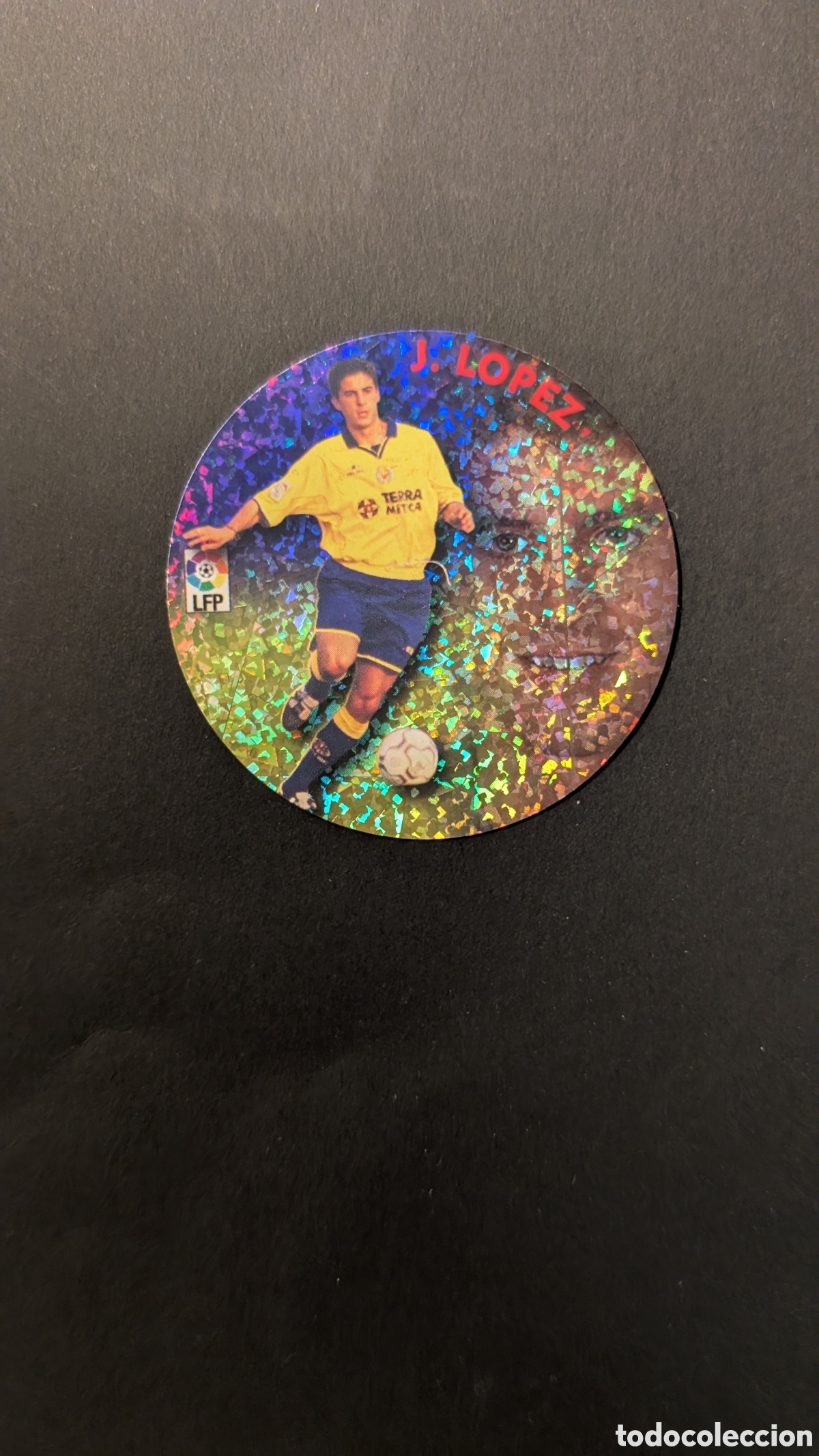 Fu&szlig;ball-Sticker: JORGE LOPEZ VILLARREAL NUTELLA LIGA ESTE 2002/03 02 03 NUNCA PEGADO SIN PEGAR