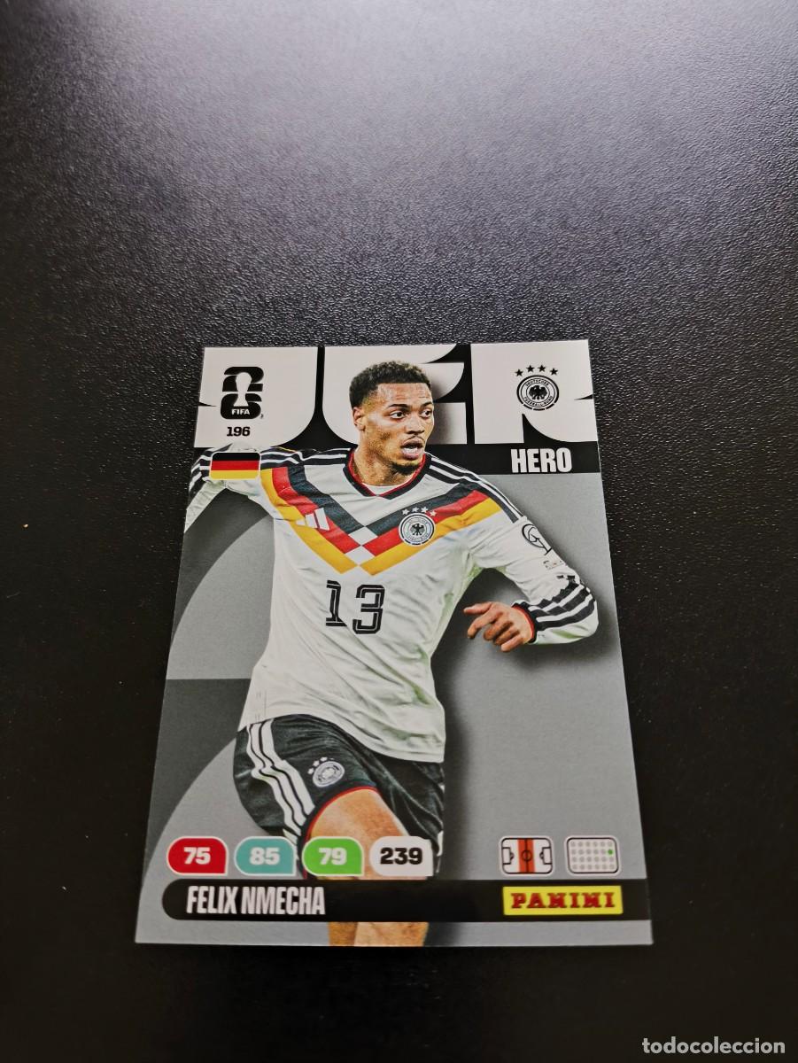 Cromos de F&uacute;tbol: 196 Felix Nmecha alemania ADRENALYN MUNDIAL FIFA WORLD CUP 2026 PANINI NO LIGA
