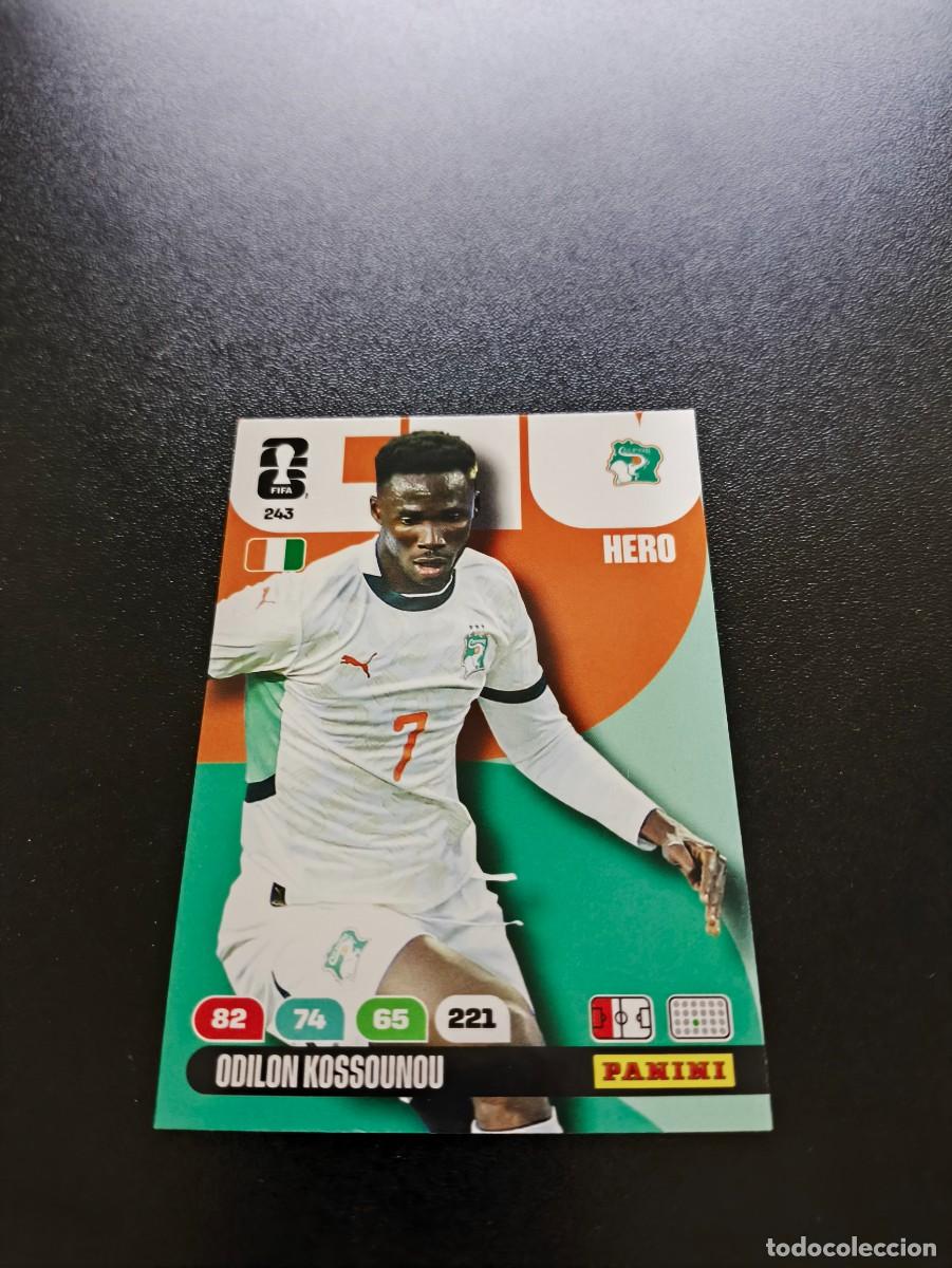 Cromos de F&uacute;tbol: 243 Odilon Kossounou costa de marfil ADRENALYN MUNDIAL FIFA WORLD CUP 2026 PANINI NO LIGA