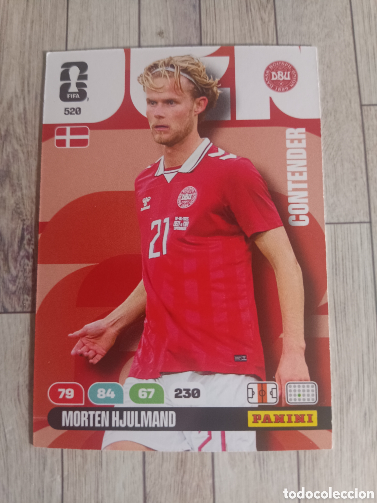 Cromos de F&uacute;tbol: 520 MORTEN HJULMAND DINAMARCA CONTENDER ADRENALYN XL MUNDIAL WORLD CUP 2026 PANINI 26