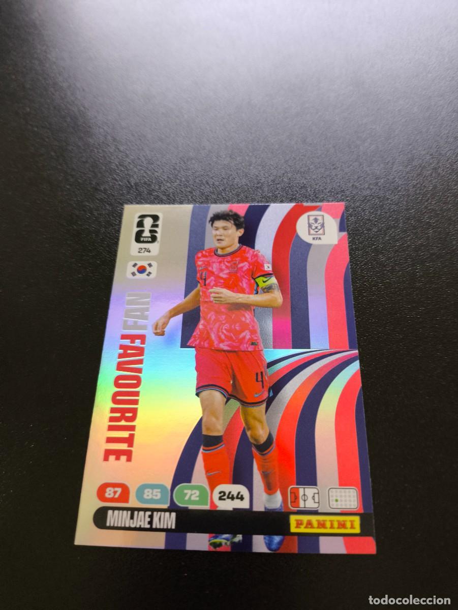 Cromos de F&uacute;tbol: 274 Min-jae Kim fan favourite korea del sur ADRENALYN MUNDIAL FIFA WORLD CUP 2026 PANINI NO LIGA