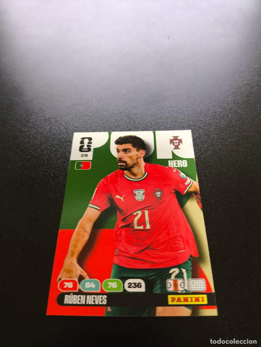 Cromos de F&uacute;tbol: 378 R&uacute;ben Neves portugal ADRENALYN MUNDIAL FIFA WORLD CUP 2026 PANINI NO LIGA