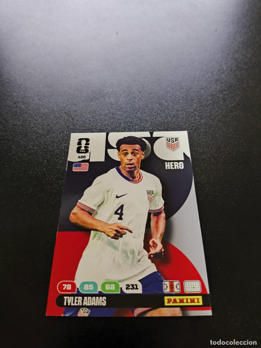 Cromos de F&uacute;tbol: 486 Tyler Adams estados unidos USA EEUU ADRENALYN MUNDIAL FIFA WORLD CUP 2026 PANINI NO LIGA