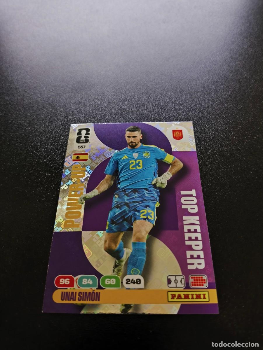 Cromos de F&uacute;tbol: 557 unai simon espa&ntilde;a top keeper ADRENALYN MUNDIAL FIFA WORLD CUP 2026 PANINI NO LIGA